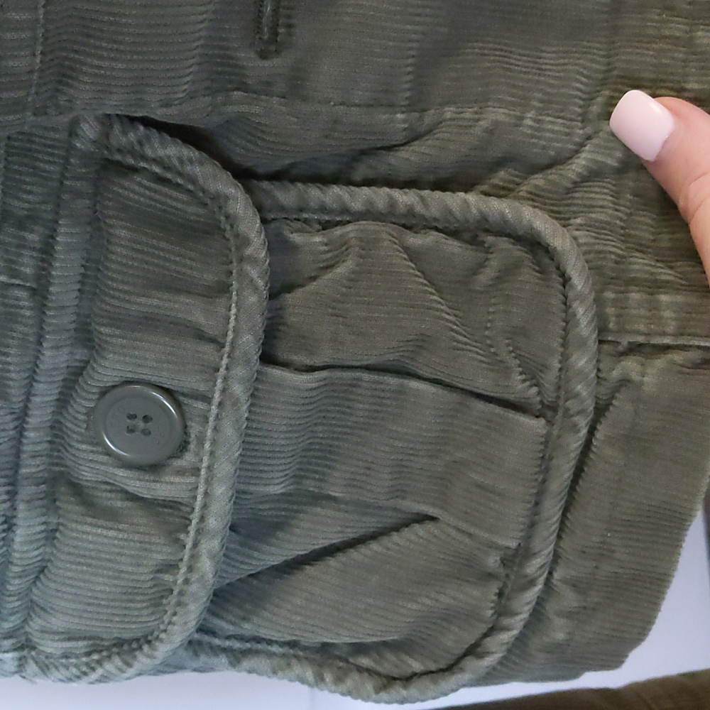 Aeropostale Olive Green Courdoroy Jacket XS - Picture 4 of 4